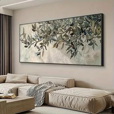 تابلو نقاشی منظره کار دست طبیعت جنگل جدید