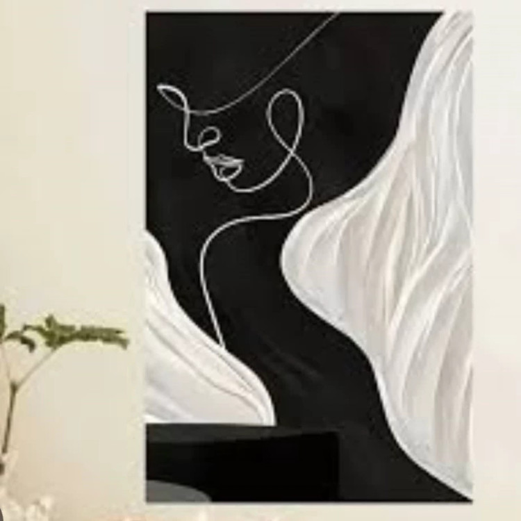 تابلو مینیمال مدرن طرح چهره (پس کرایه)